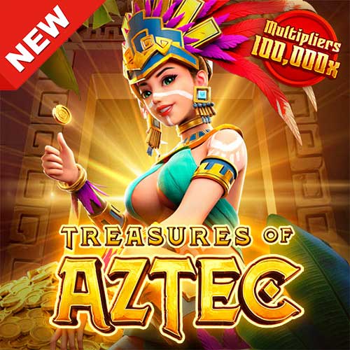 Banner Treasures of Aztec เกมสล็อตค่าย PG Slot ทดลองเล่นสล็อตฟรี